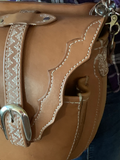 Designer Western Leather Shoulder Handbags Purse For Women